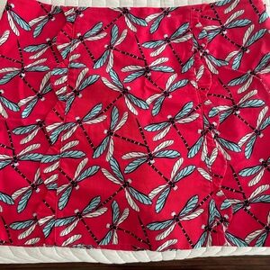 crown & ivy cotton skort with dragonflies